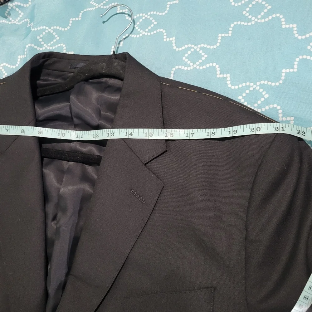 J Crew Crosby Classic-fit suit jacket in Italian wool 50R Black NWT *Flaw